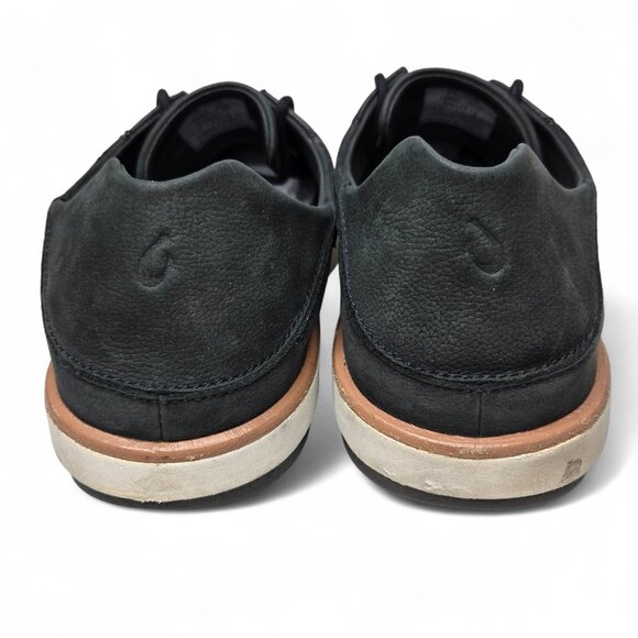 Olukai Kalia Li Leather Loafers Men's Boat Style Collapsible Backs Casual 11.5 - Picture 4 of 11